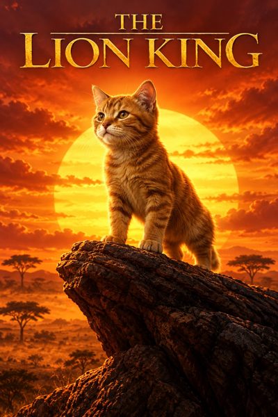Movie inspired pet portrait example 2